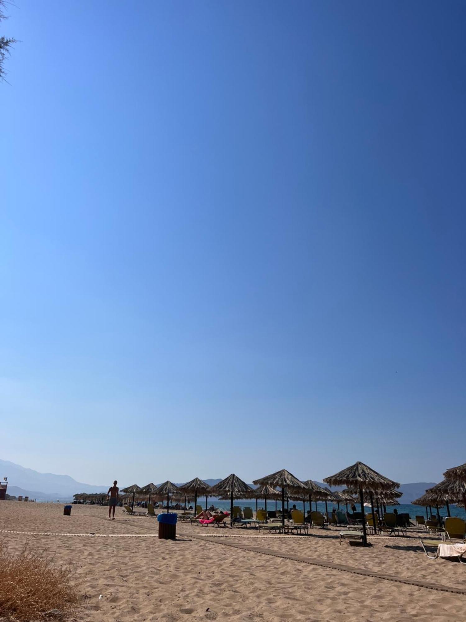 Almyrida Sands Luxury Stone Villa Xirosztérni Kültér fotó