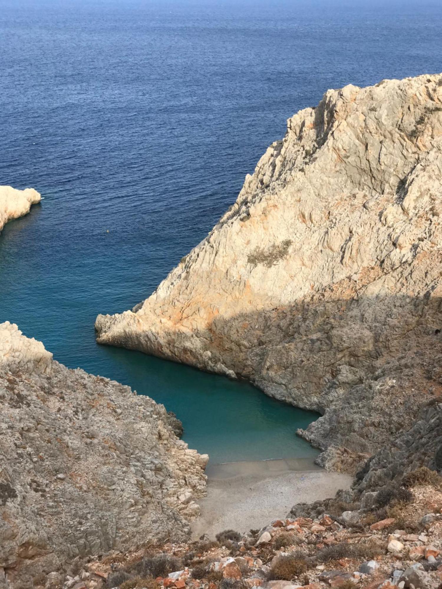 Almyrida Sands Luxury Stone Villa Xirosztérni Kültér fotó