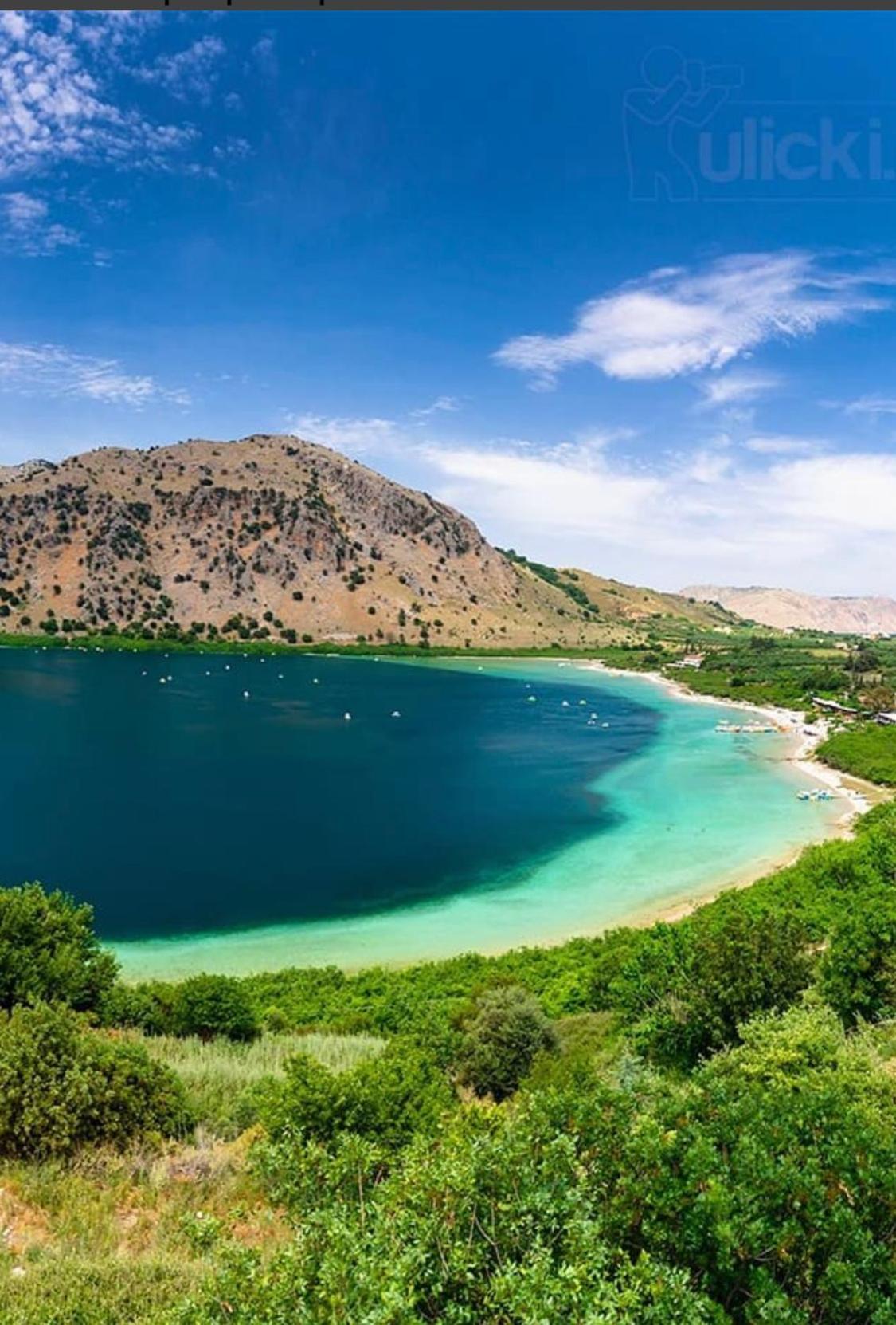 Almyrida Sands Luxury Stone Villa Xirosztérni Kültér fotó