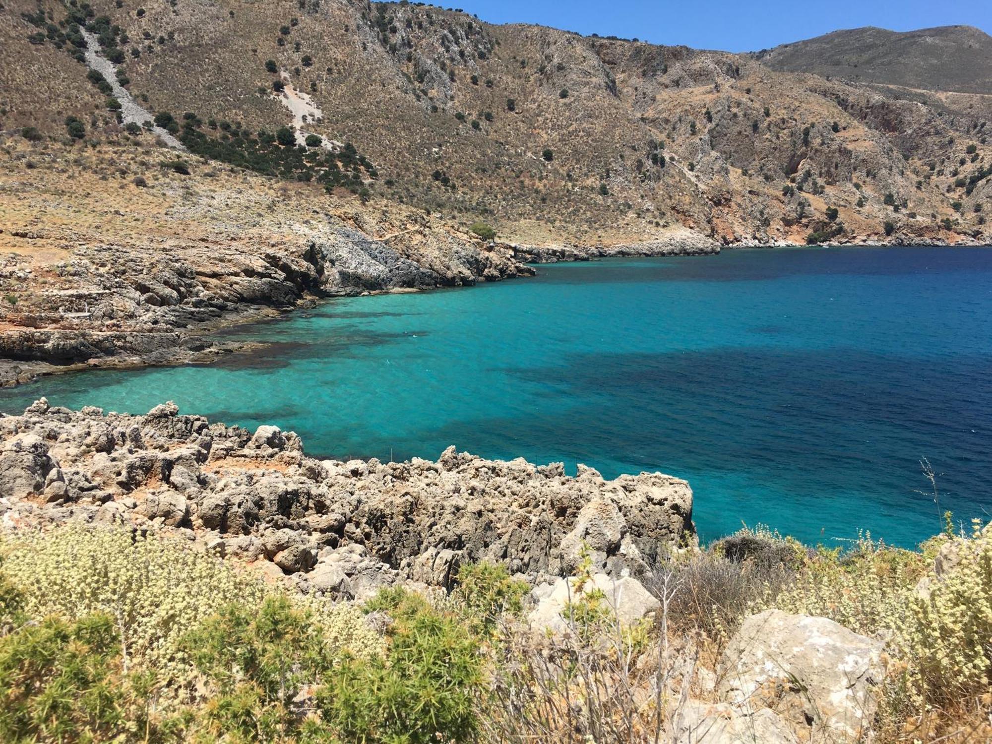 Almyrida Sands Luxury Stone Villa Xirosztérni Kültér fotó