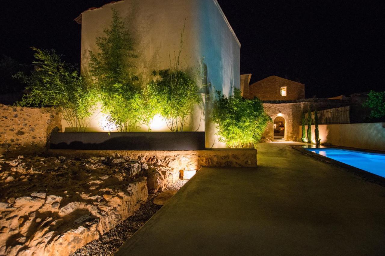 Almyrida Sands Luxury Stone Villa Xirosztérni Kültér fotó