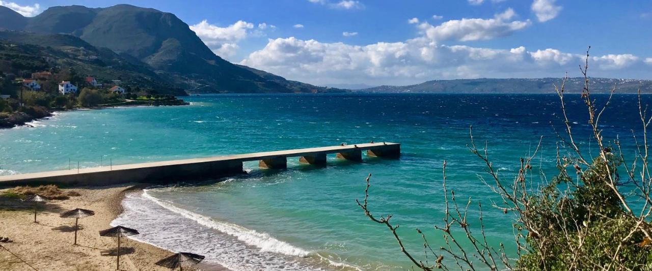 Almyrida Sands Luxury Stone Villa Xirosztérni Kültér fotó