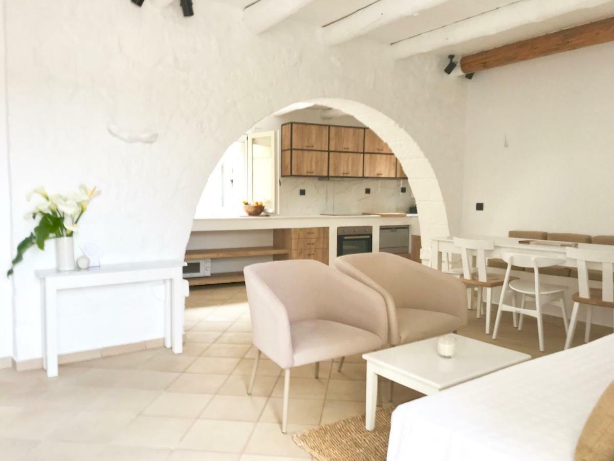 Almyrida Sands Luxury Stone Villa Xirosztérni Kültér fotó