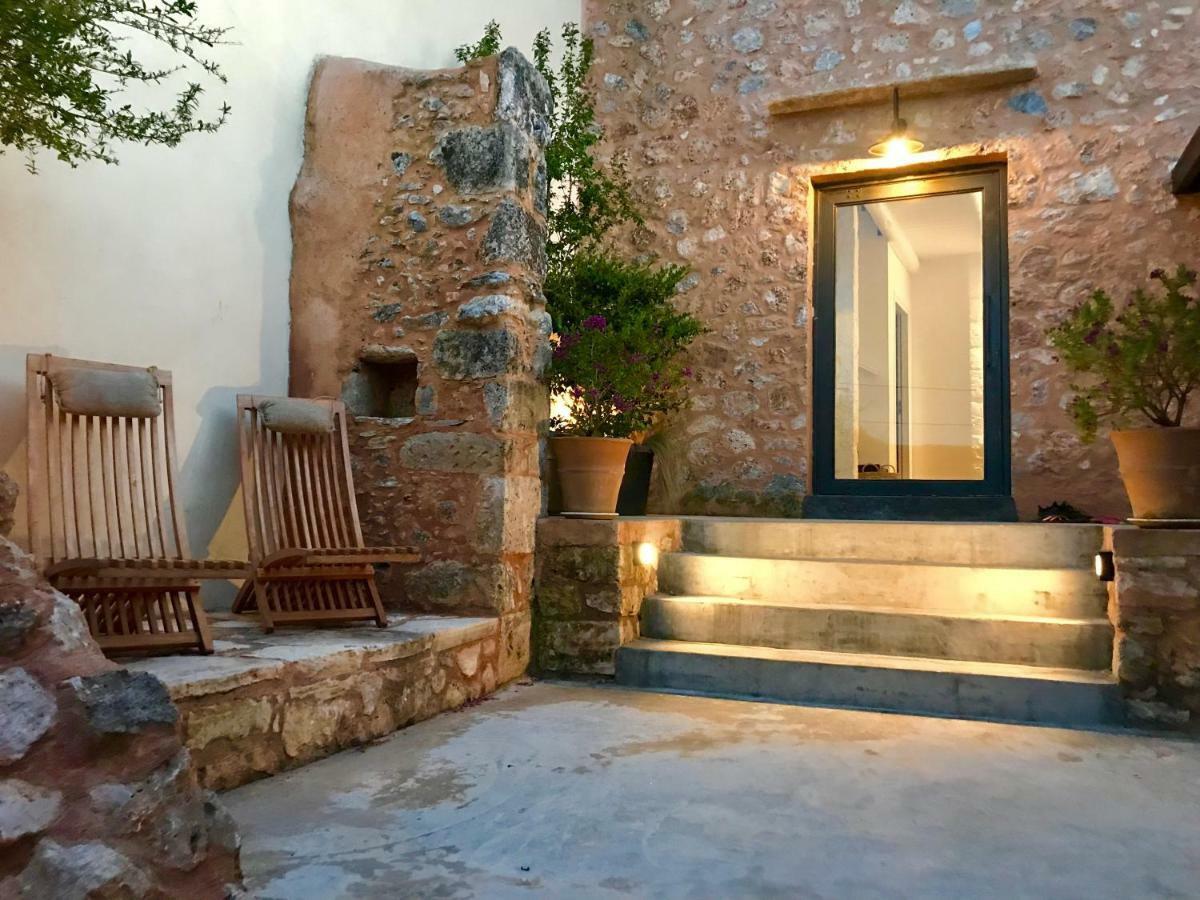 Almyrida Sands Luxury Stone Villa Xirosztérni Kültér fotó