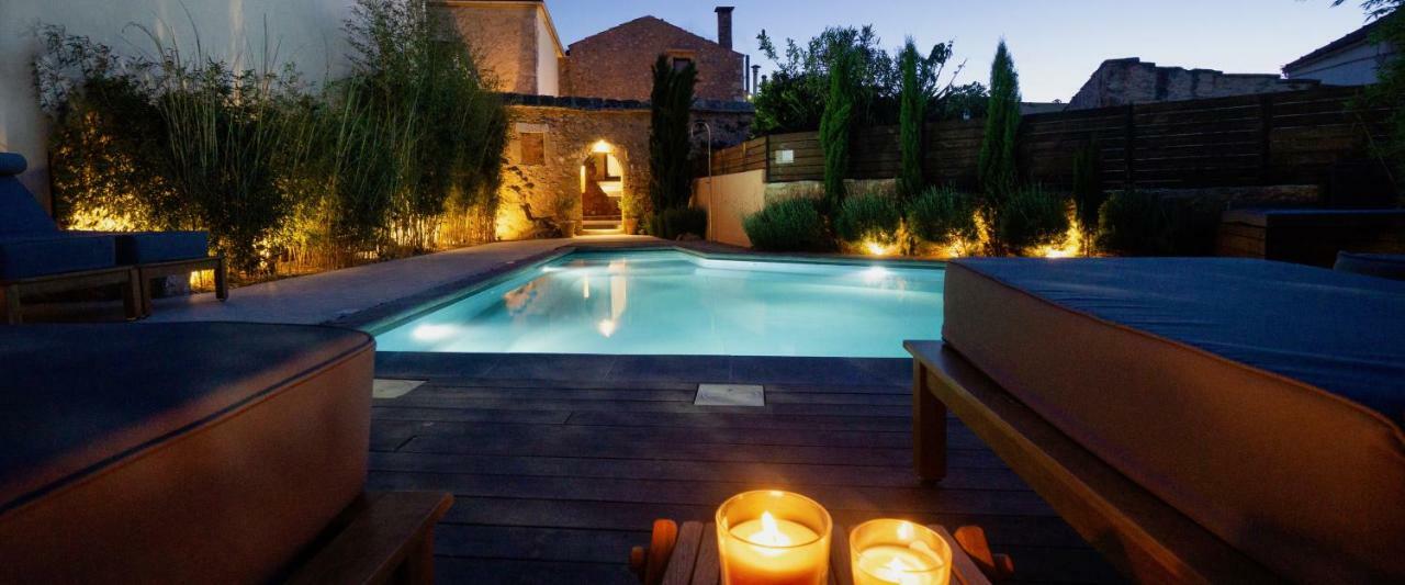 Almyrida Sands Luxury Stone Villa Xirosztérni Kültér fotó