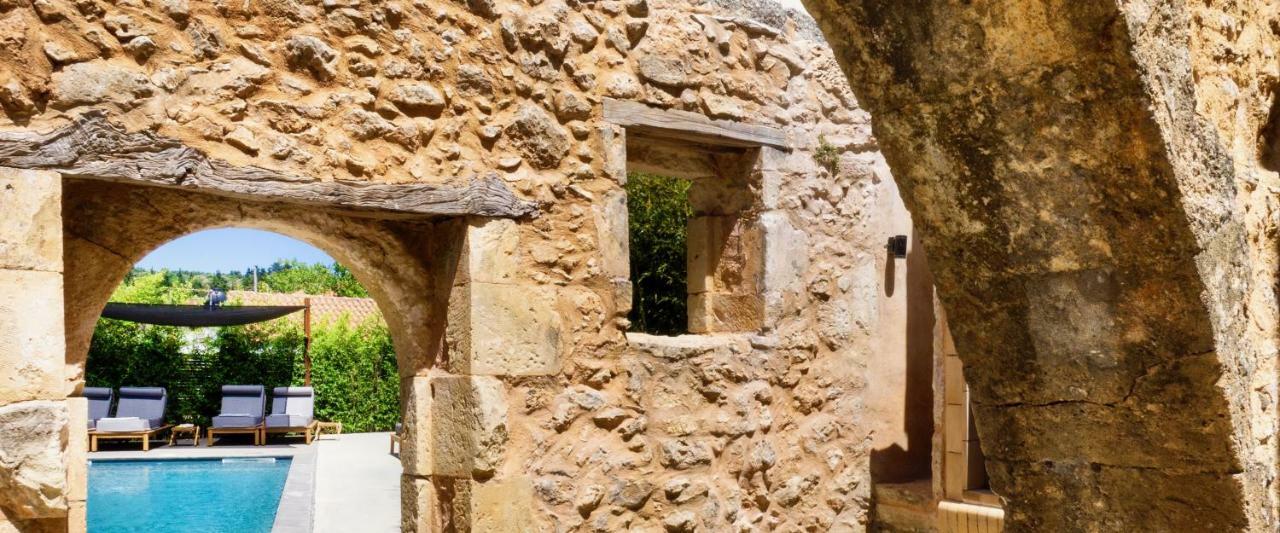 Almyrida Sands Luxury Stone Villa Xirosztérni Kültér fotó