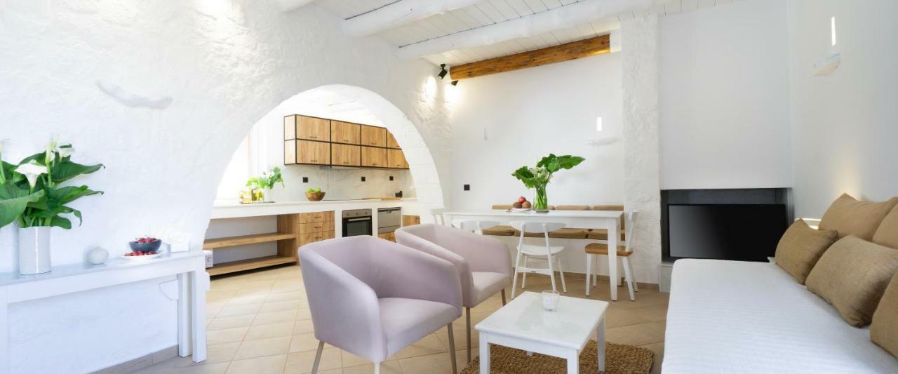 Almyrida Sands Luxury Stone Villa Xirosztérni Kültér fotó