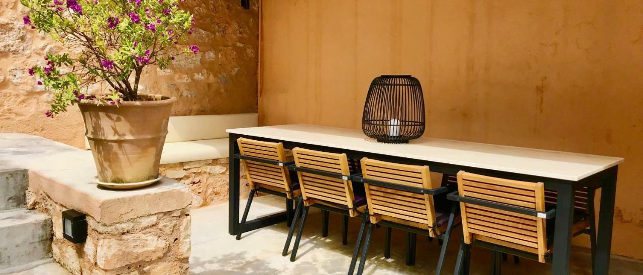 Almyrida Sands Luxury Stone Villa Xirosztérni Kültér fotó
