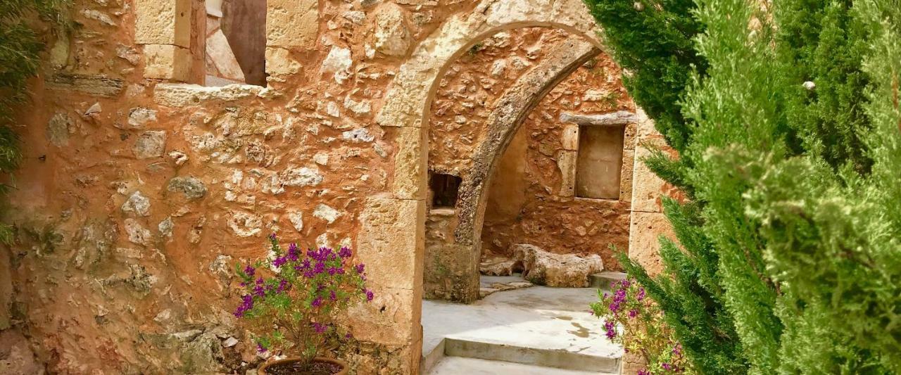 Almyrida Sands Luxury Stone Villa Xirosztérni Kültér fotó